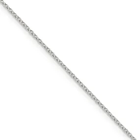 1.1mm, Sterling Silver Solid Cable Chain Necklace