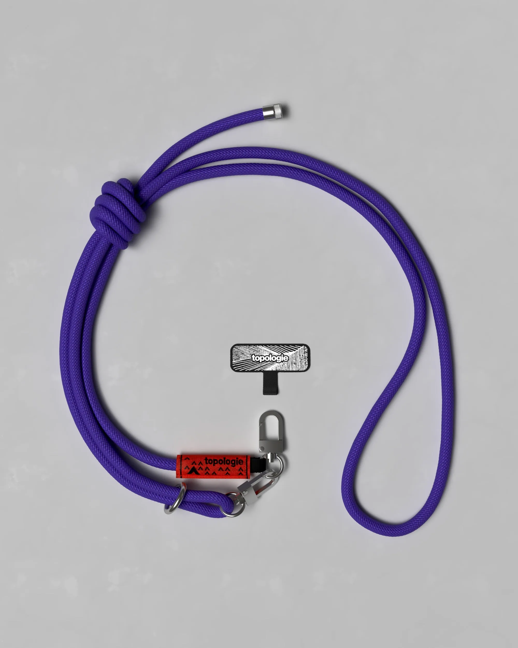 8.0mm Rope / Purple Solid   Phone Strap Adapter