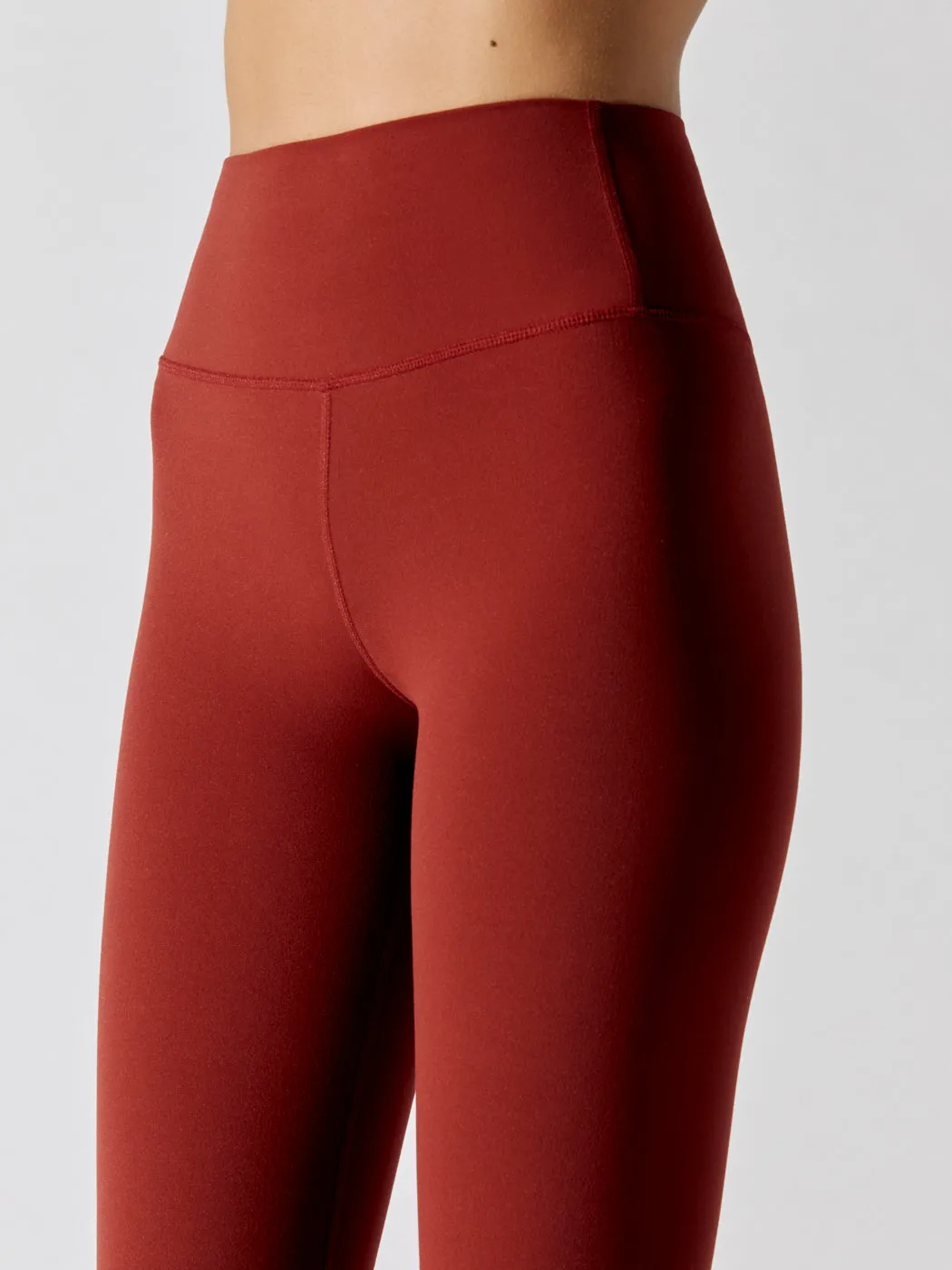 Airweight High Waist 7/8 Legging - Rust