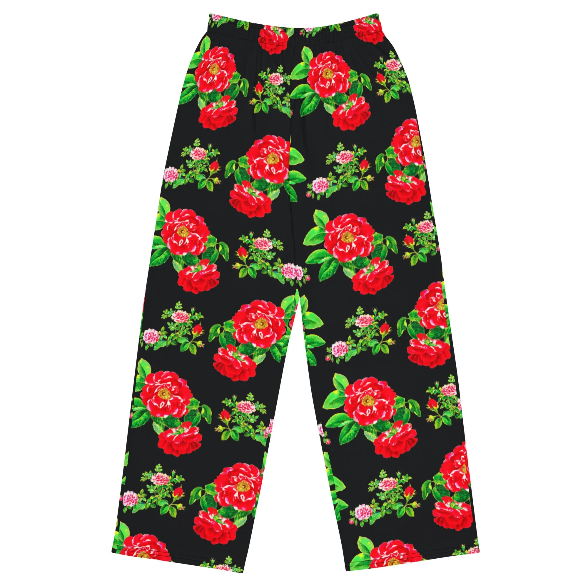 All-over print unisex wide-leg pants