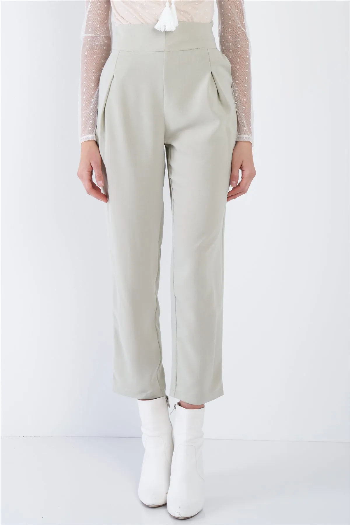 Ankle Skinny Leg Dress Pants