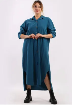 Anne   Kate Italian Corduroy Shirt Dress