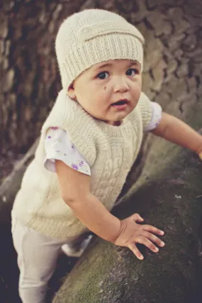 Baby Cakes Aubery Vest & Hat Bc54 0-12 Months Knitting Pattern