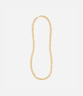 Belveled Small Loop Chain Necklace