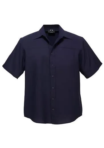 Biz Collection Mens Plain Oasis S/S Shirt (SH3603)-Clearance