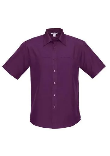 Biz Collection Mens Plain Oasis S/S Shirt (SH3603)-Clearance