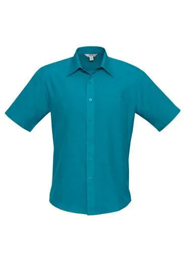 Biz Collection Mens Plain Oasis S/S Shirt (SH3603)-Clearance