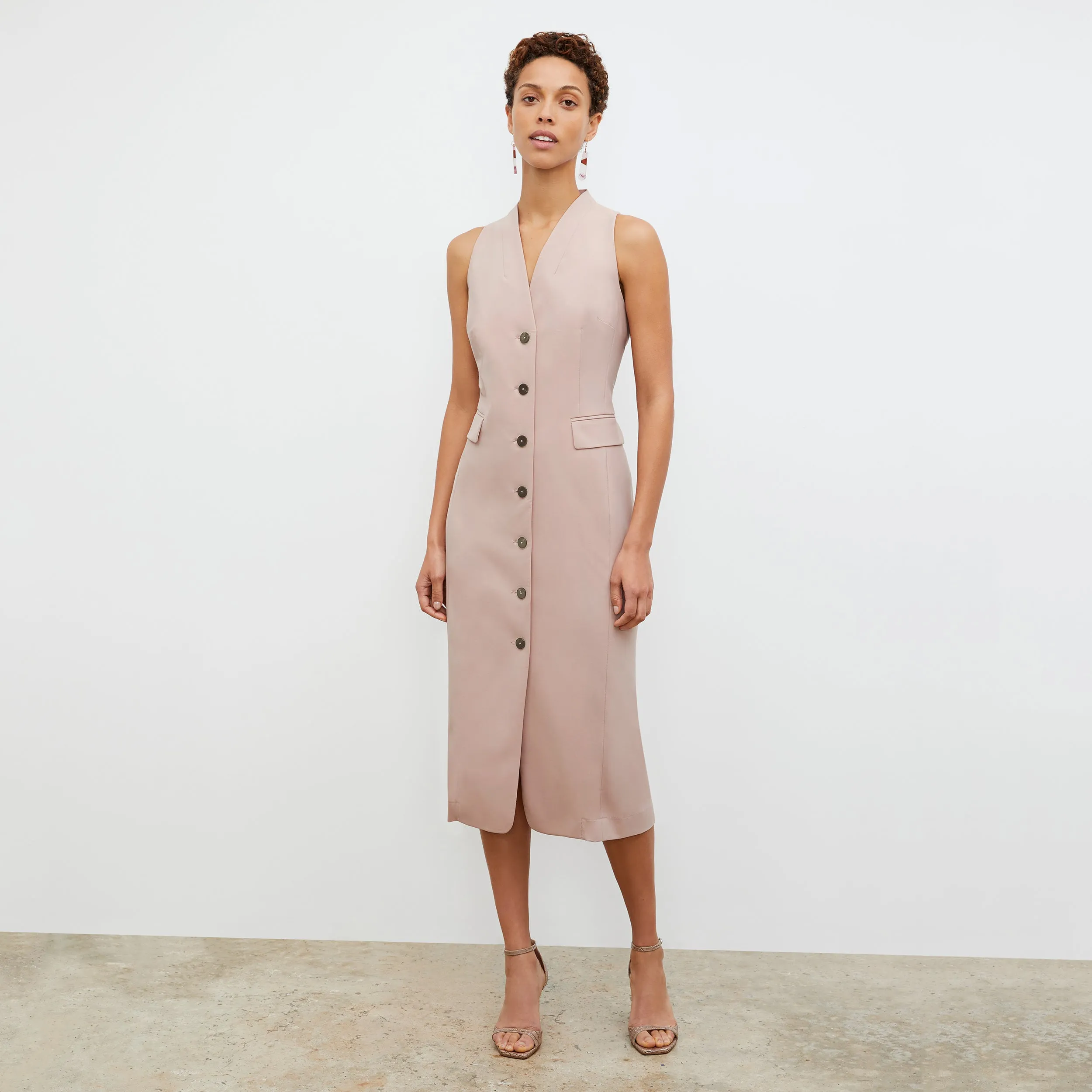 Cassandra Dress - OrigamiTech :: Blush