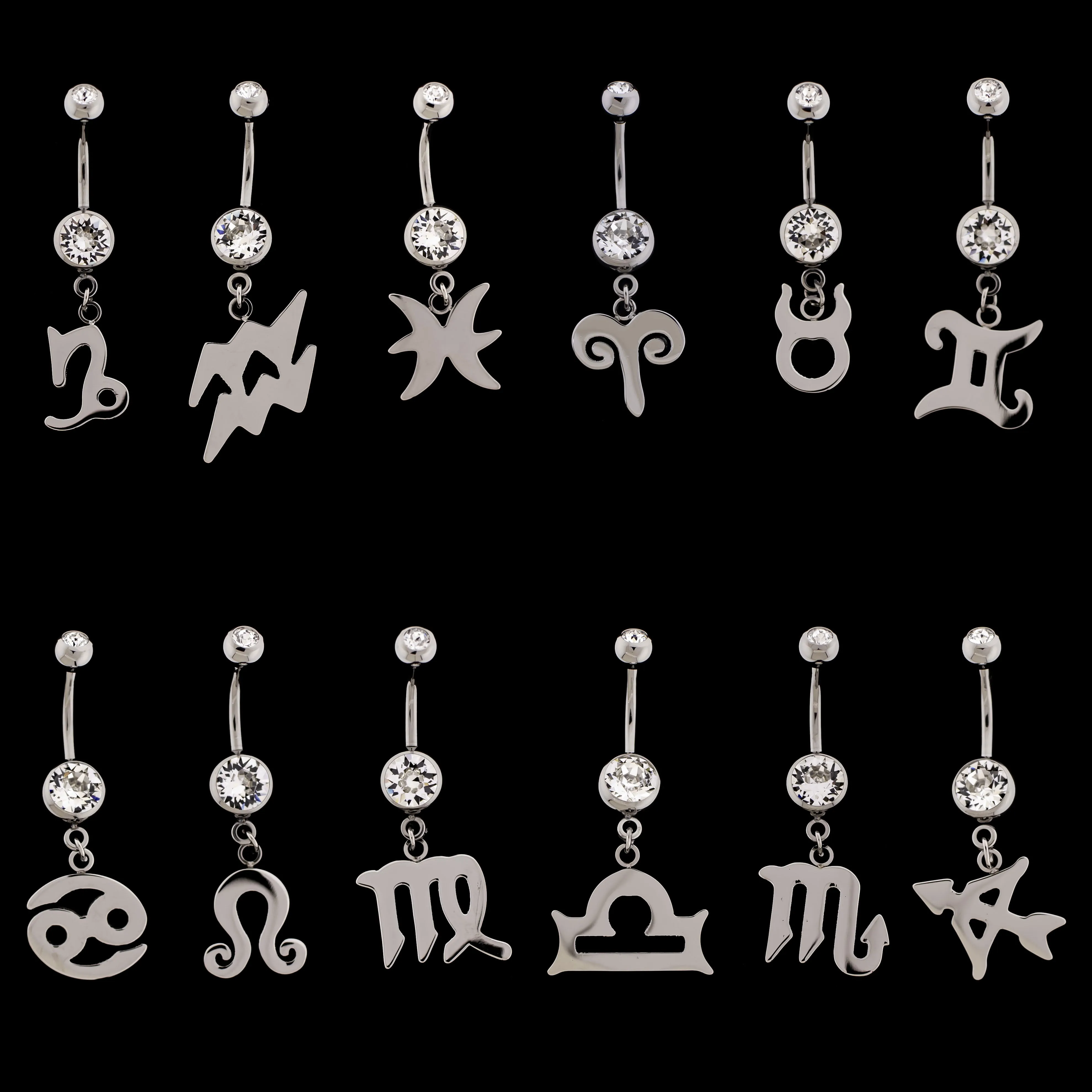 Celestina - Navel Ring Zodiac Collection