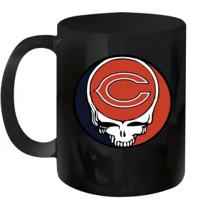 Chicago Bears Grateful Dead Steal Your Face NFL Football Ceramic Mug 11oz