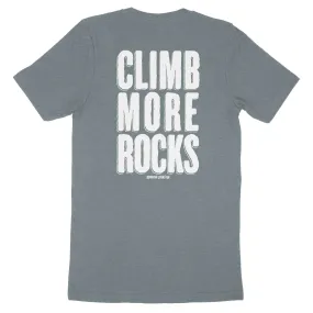 Climb More Rocks — Unisex Rock Climbing T-Shirt