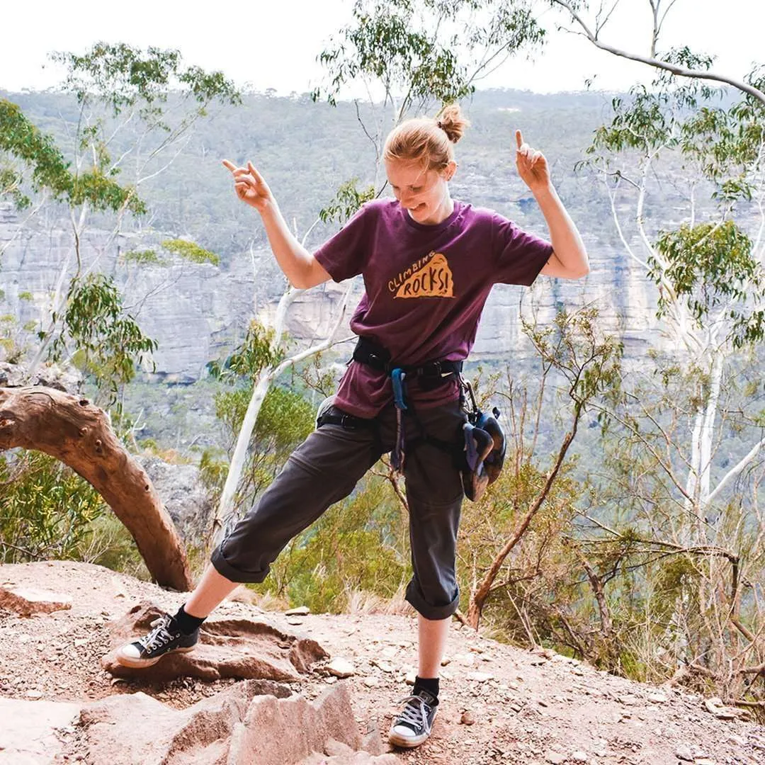 Climbing Rocks! — Unisex T-Shirt