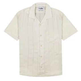 Corridor Striped Seersucker S/S Shirt White