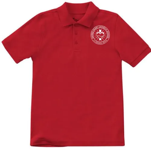 (CR832X) Adult Short Sleeve Pique Polo - Sacred Heart