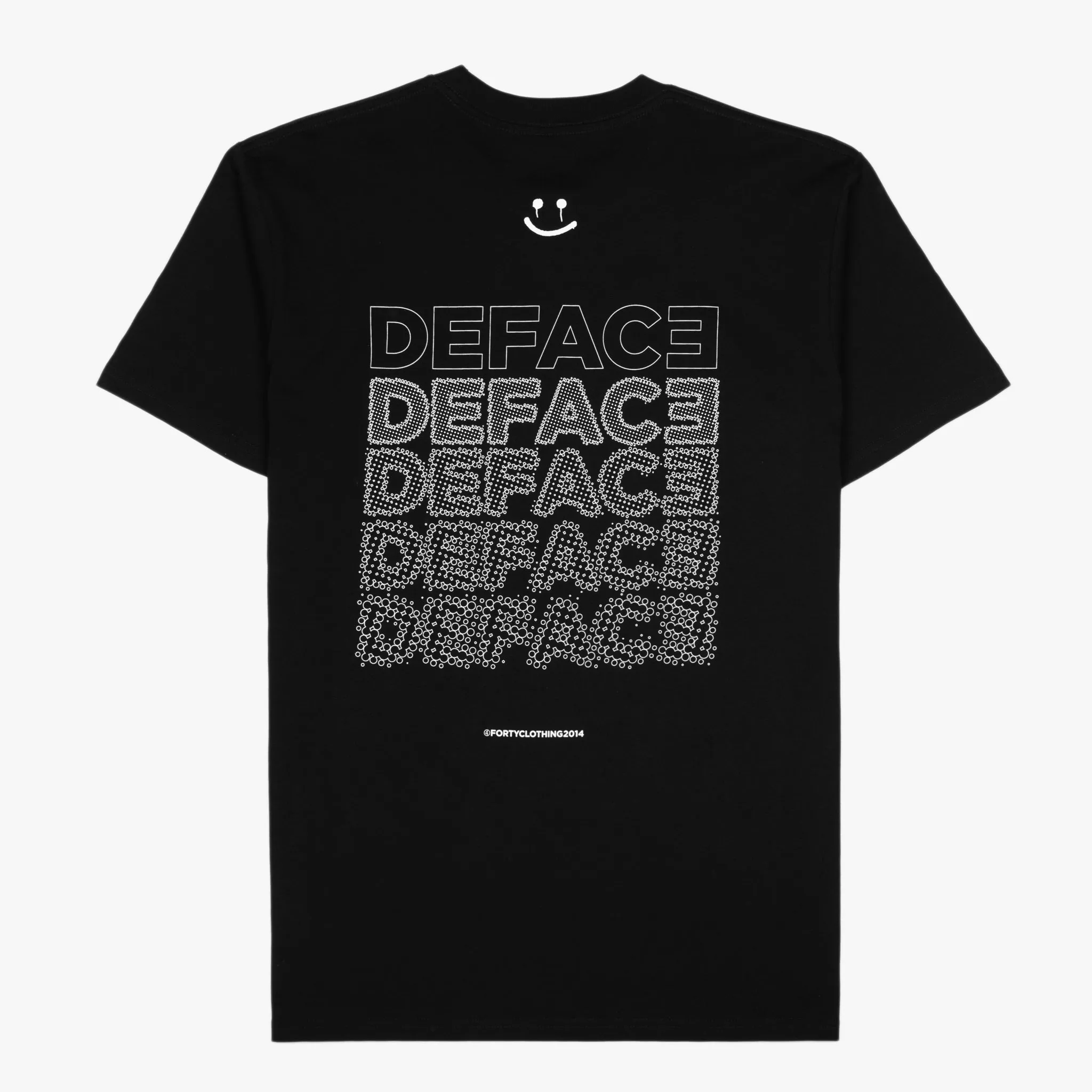 Deface Dot Tee (Black/White)