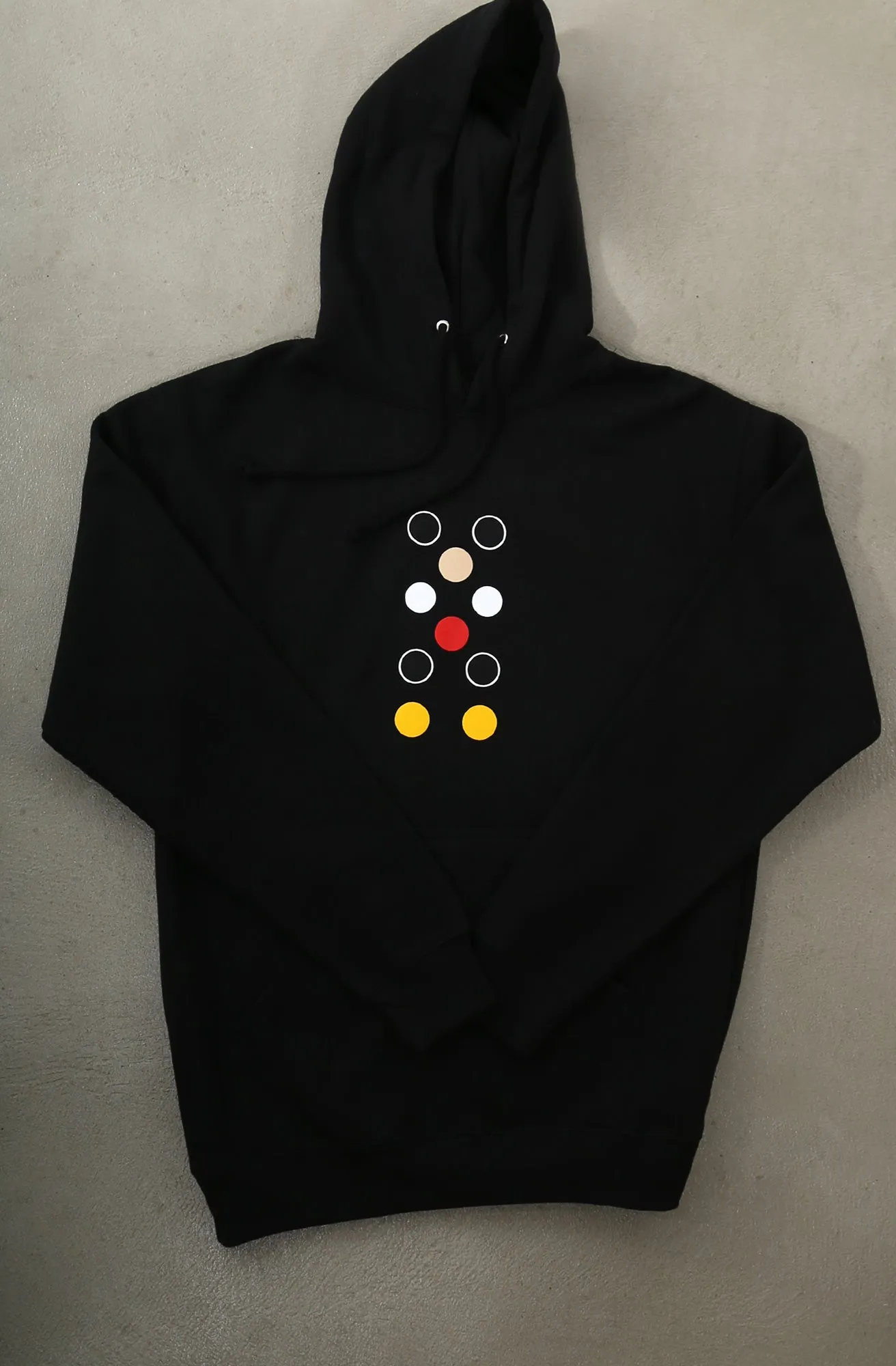 Dot Matrix II (Men's Black Hoody)