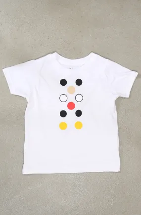 Dot Matrix (Tykes Unisex White Tee)