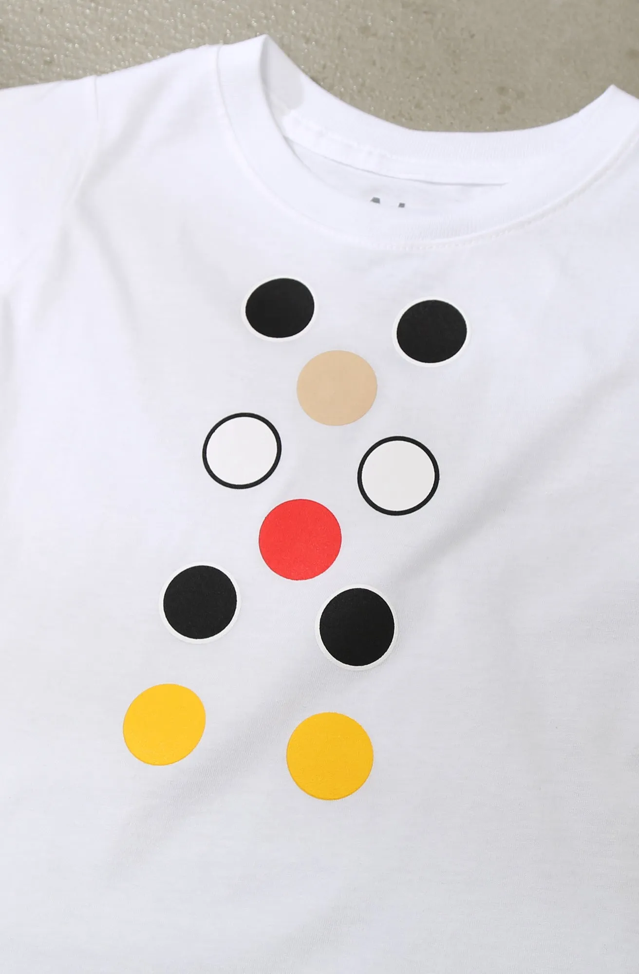 Dot Matrix (Tykes Unisex White Tee)