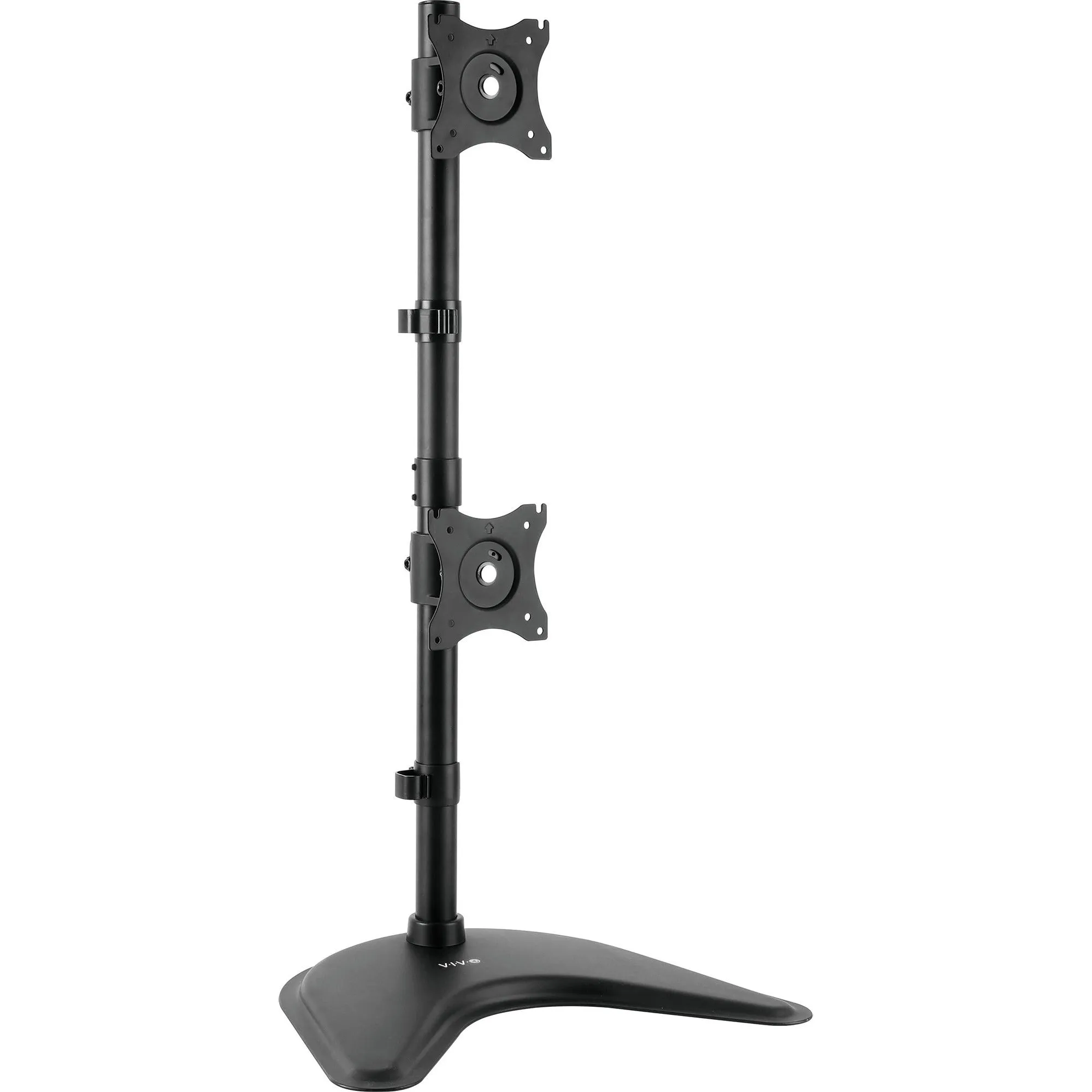 Dual Vertical Monitor Desk Stand