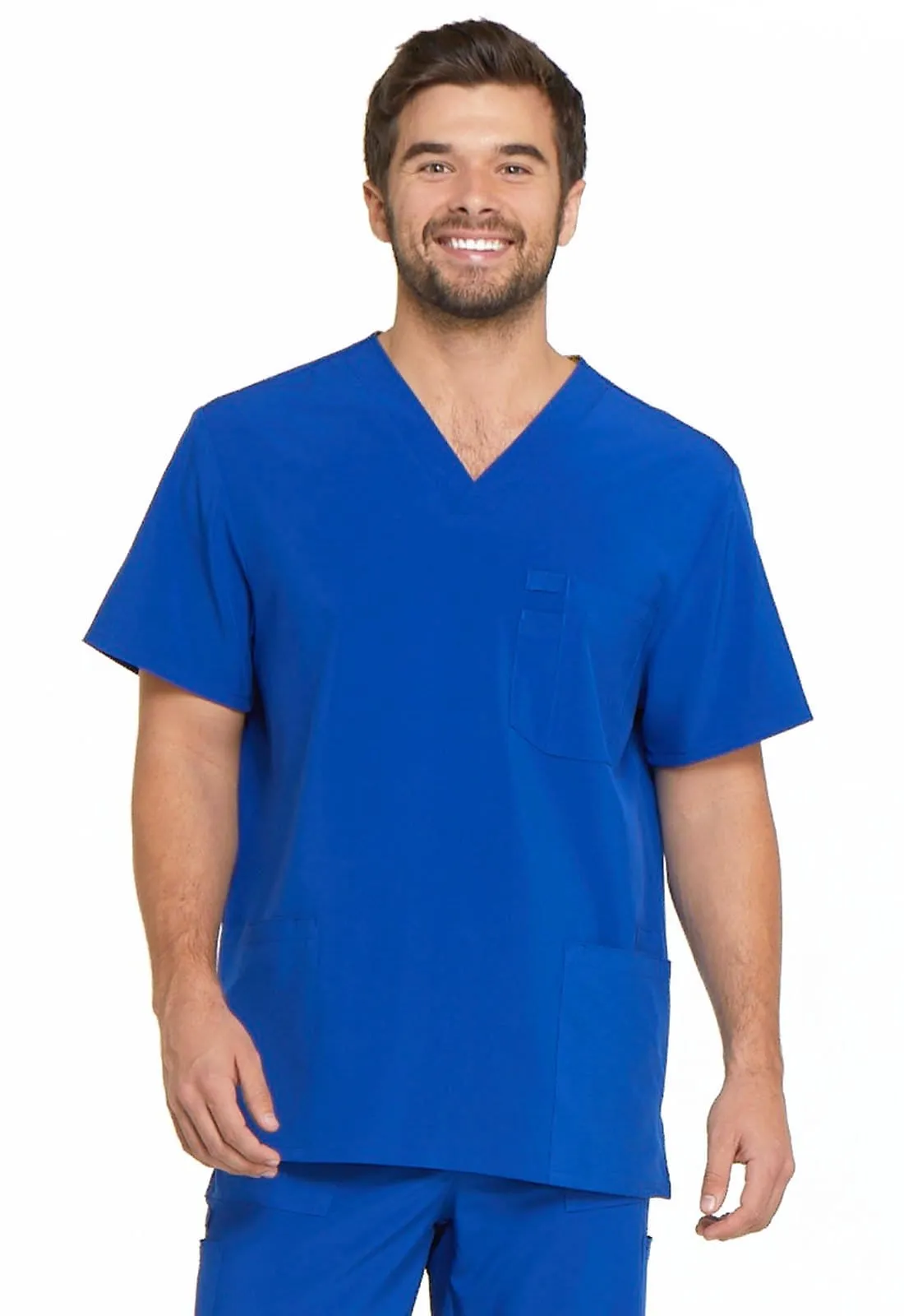 EDS Essentials Men's Men's V-Neck Scrub Top DK645