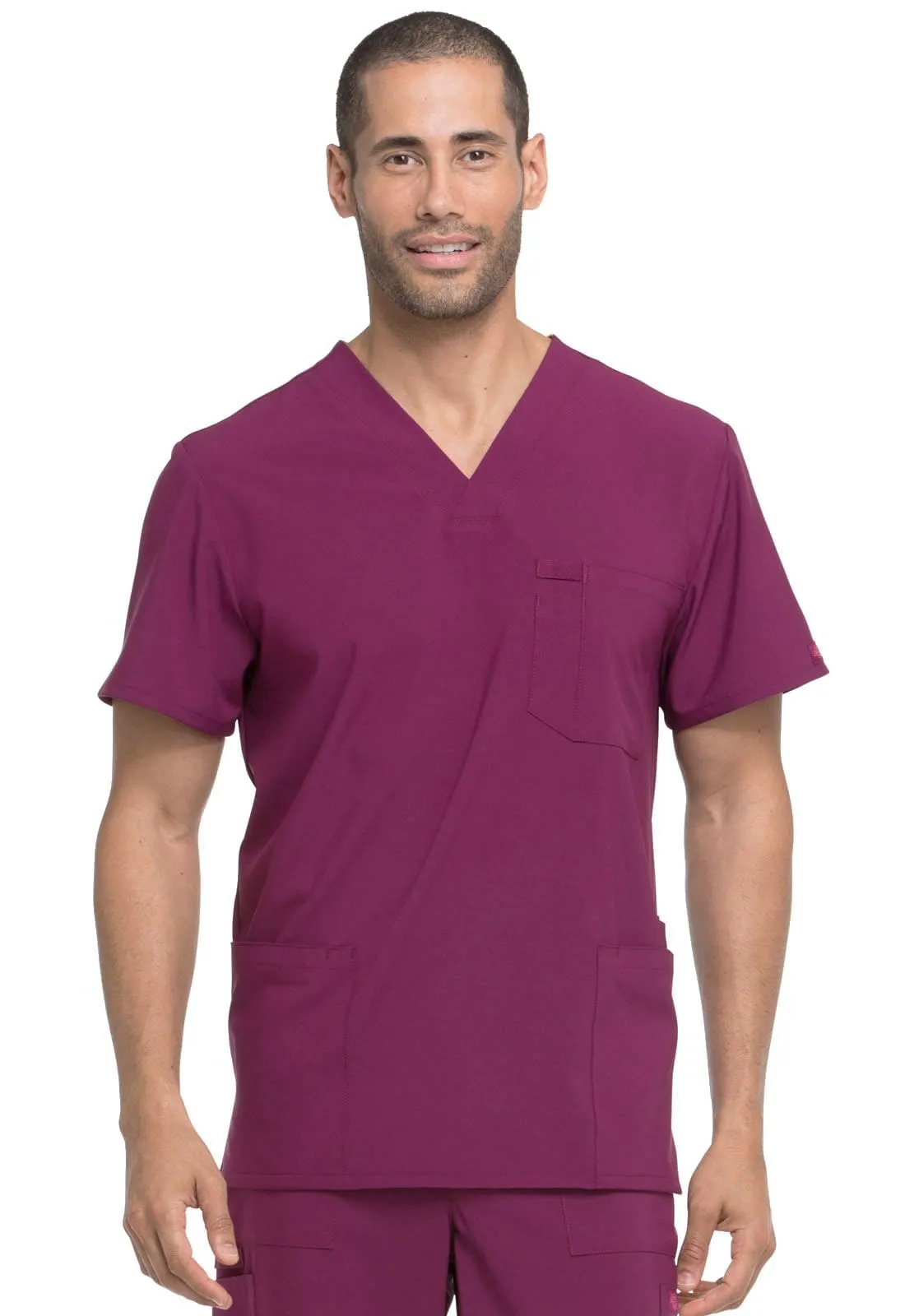 EDS Essentials Men's Men's V-Neck Scrub Top DK645