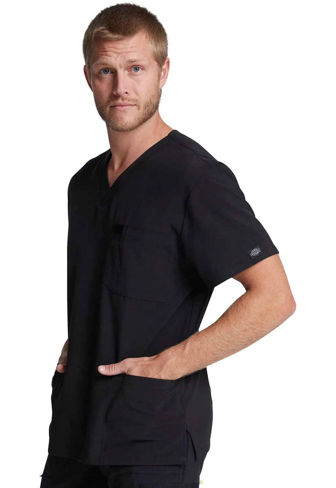 EDS Essentials Men's Men's V-Neck Scrub Top DK645