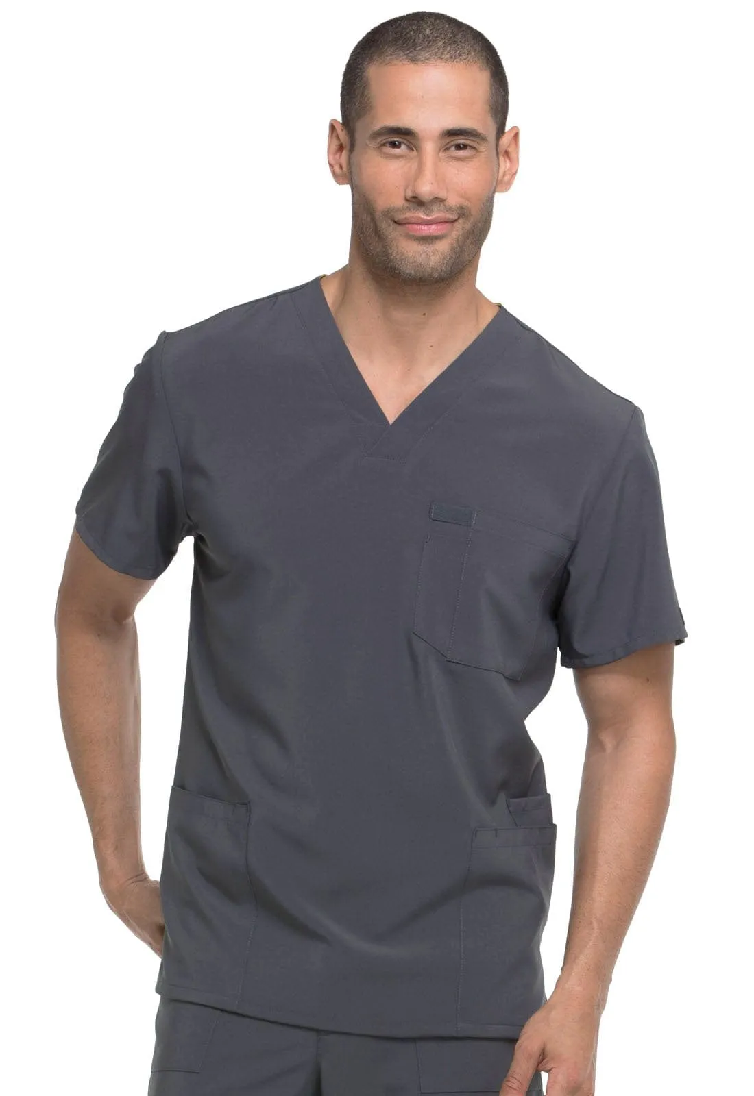 EDS Essentials Men's Men's V-Neck Scrub Top DK645