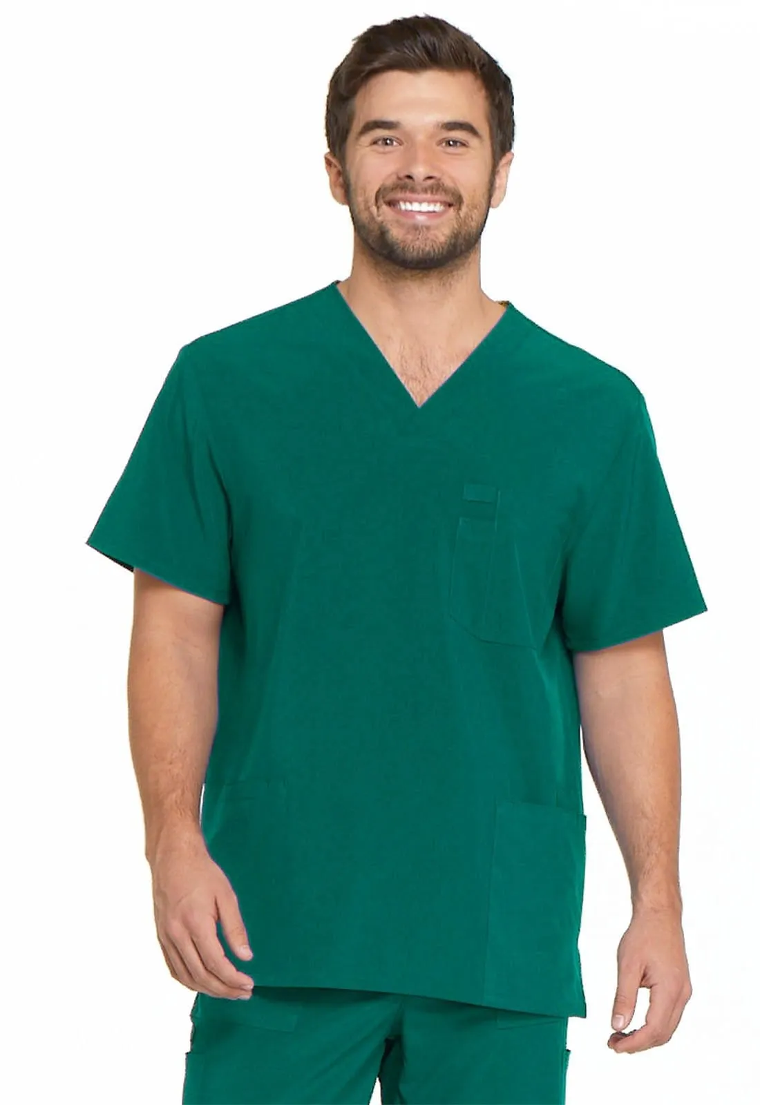 EDS Essentials Men's Men's V-Neck Scrub Top DK645