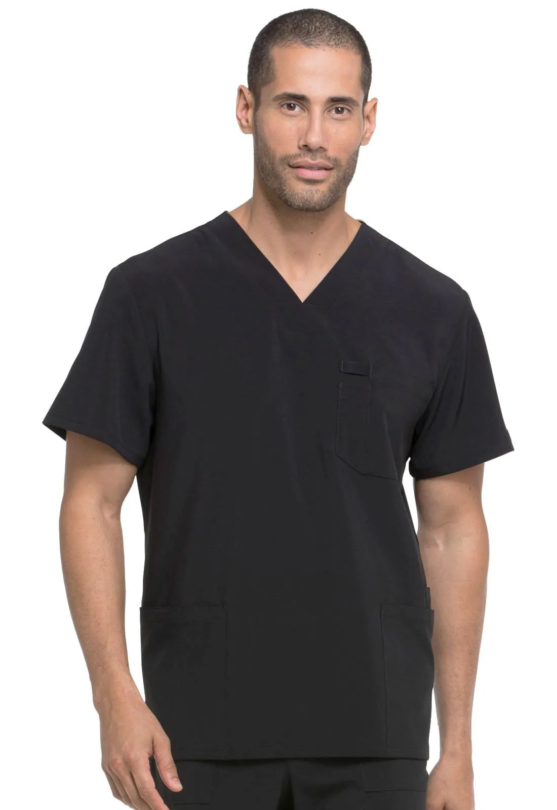 EDS Essentials Men's Men's V-Neck Scrub Top DK645