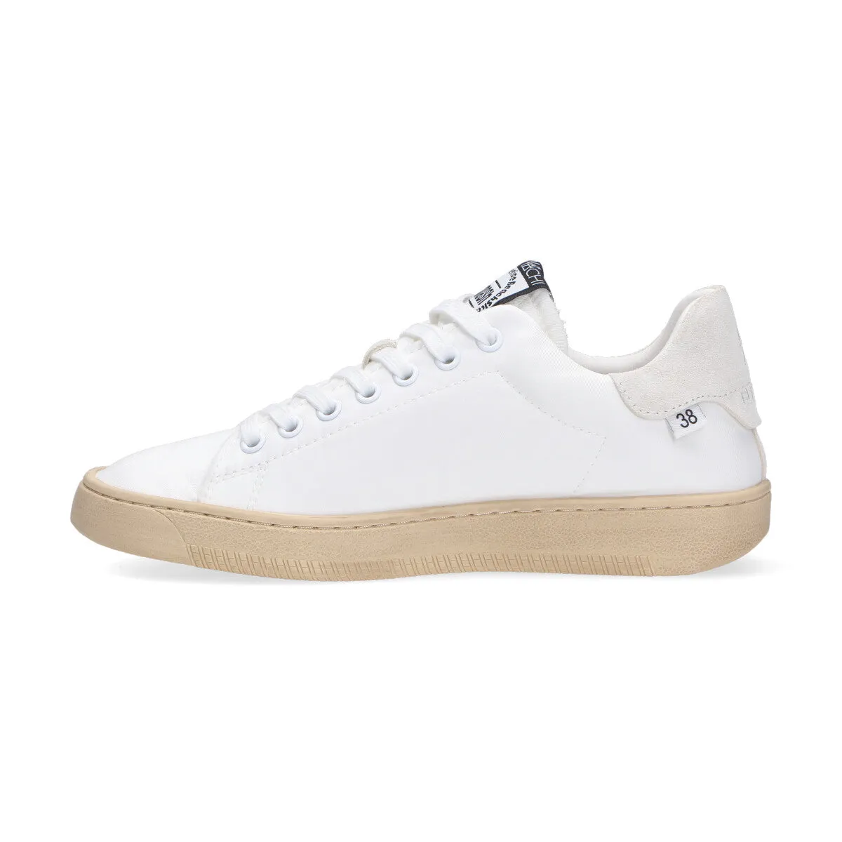 Elena Iachi sneaker Smash nylon camoscio bianco