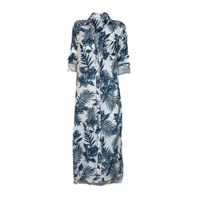 Felicite Boyfriend maxi - Navy Palm