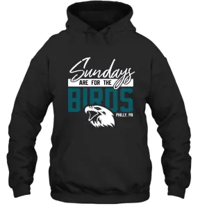 Game On Apparel Sundays are for The Birds Philly PA Football Fans Classic Adult Hoodie