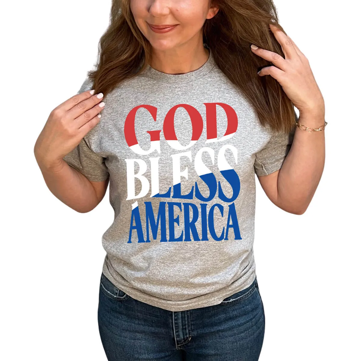 God Bless America Flag T-Shirt