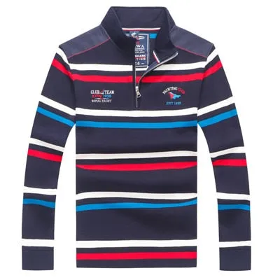 High Quality Polo Shirts Striped short an long sleeve polo shirt men...