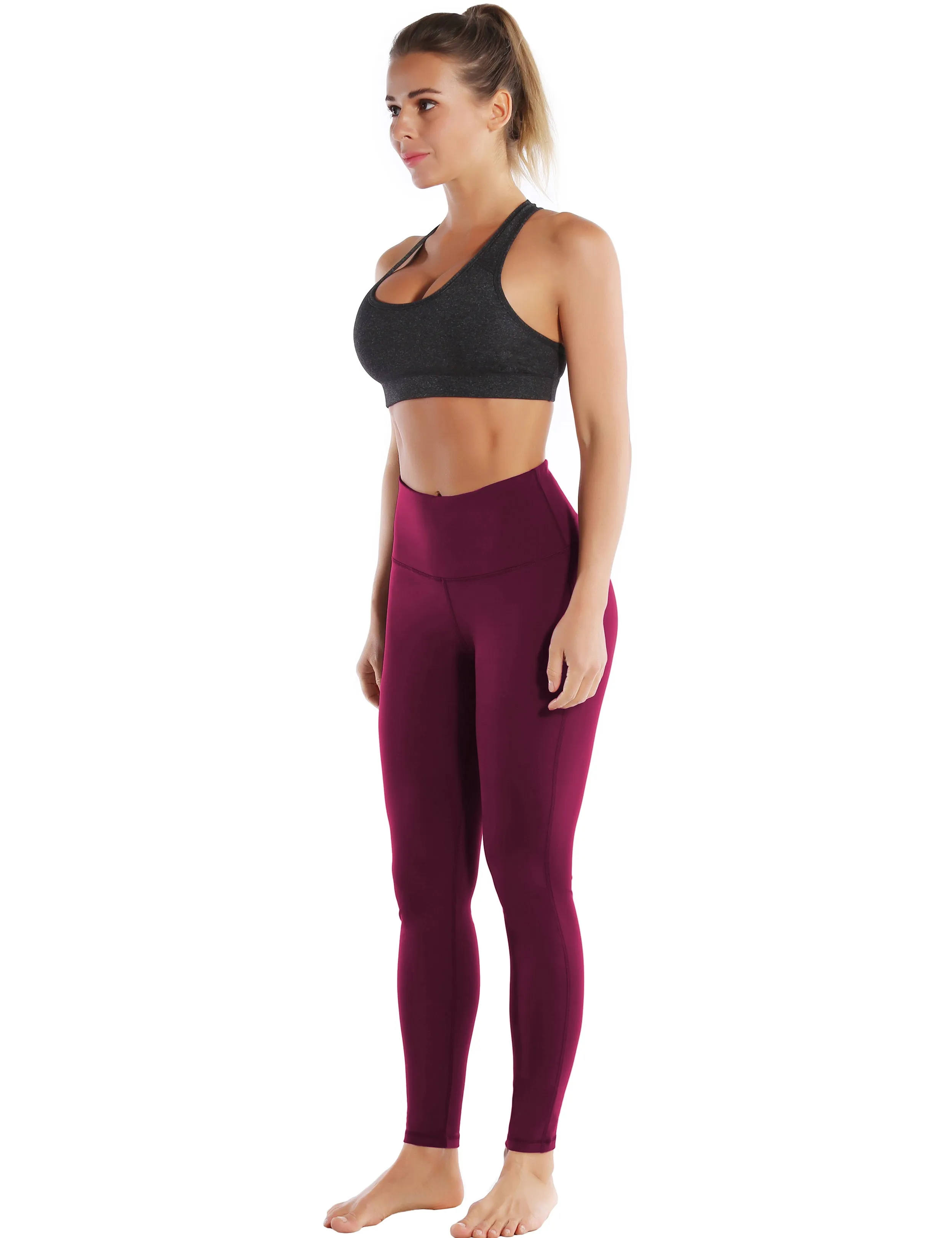 High Waist Side Line Yoga Pants grapevine