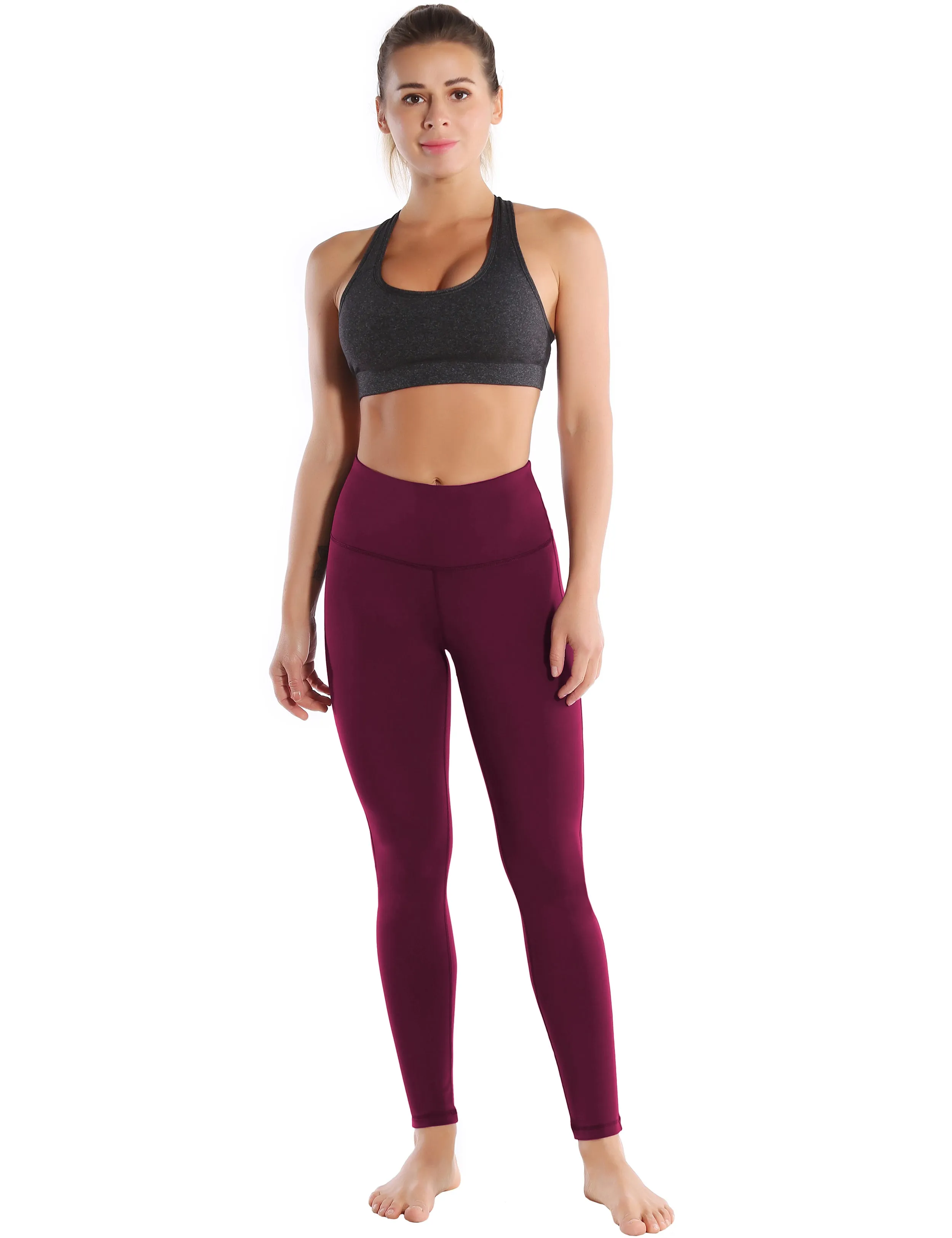 High Waist Side Line Yoga Pants grapevine