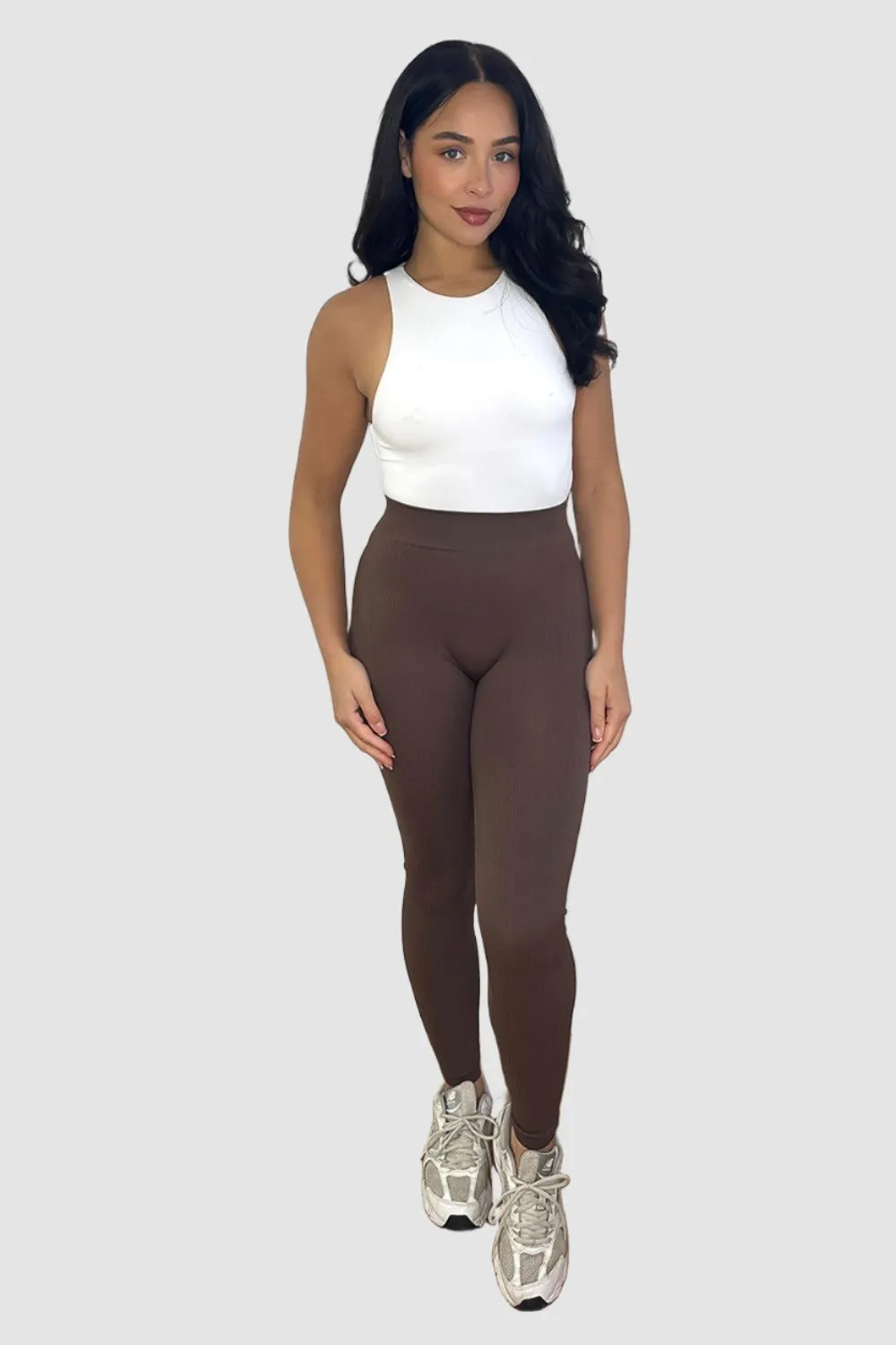 High Waist Wide Band Stretchy Leggings