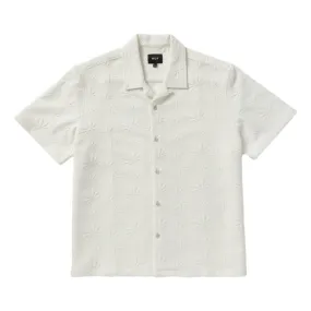 HUF PLANTLIFE JACQUARD SHIRT-WHITE