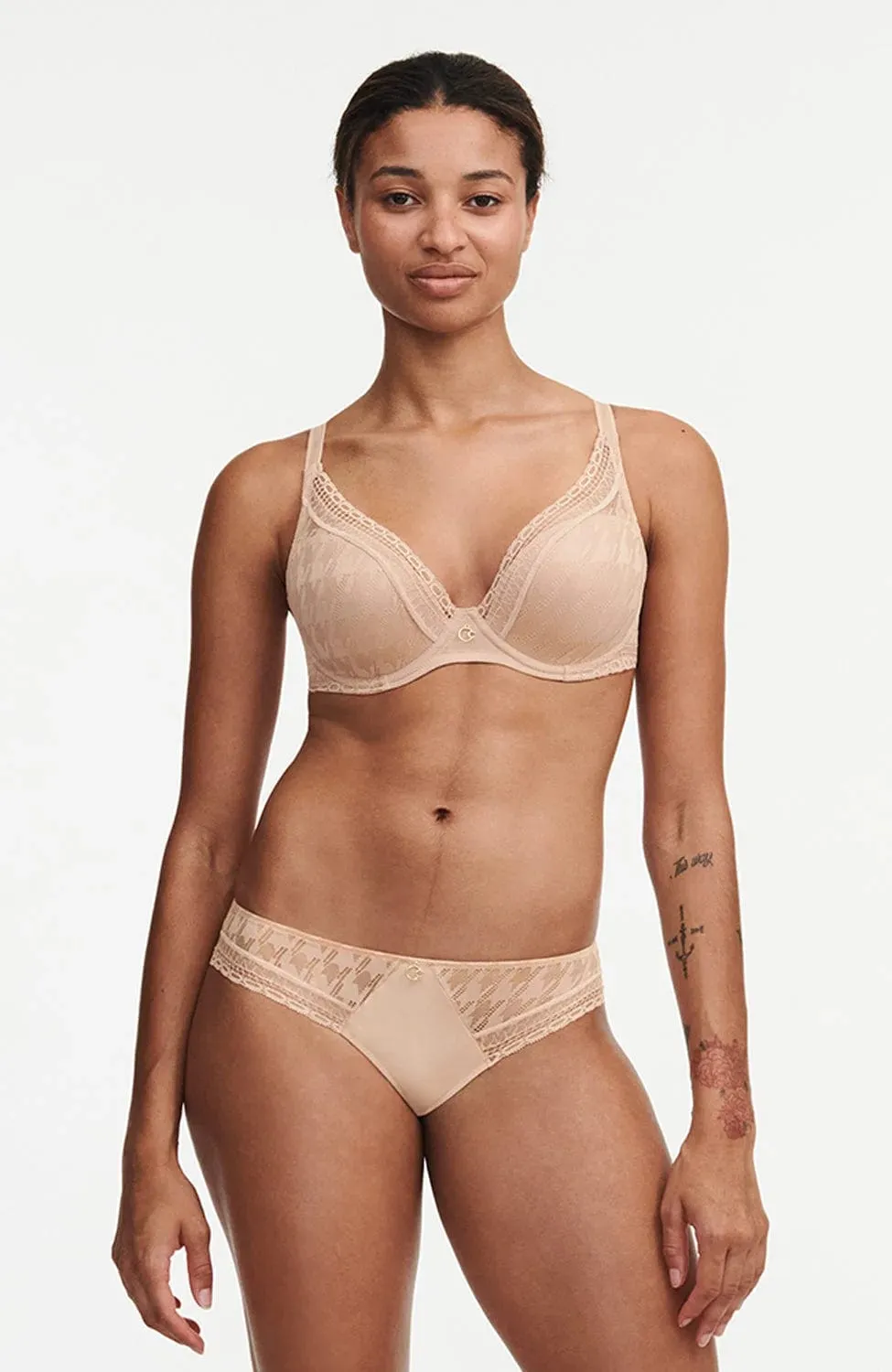 Impression Plunge T-Shirt Bra Set