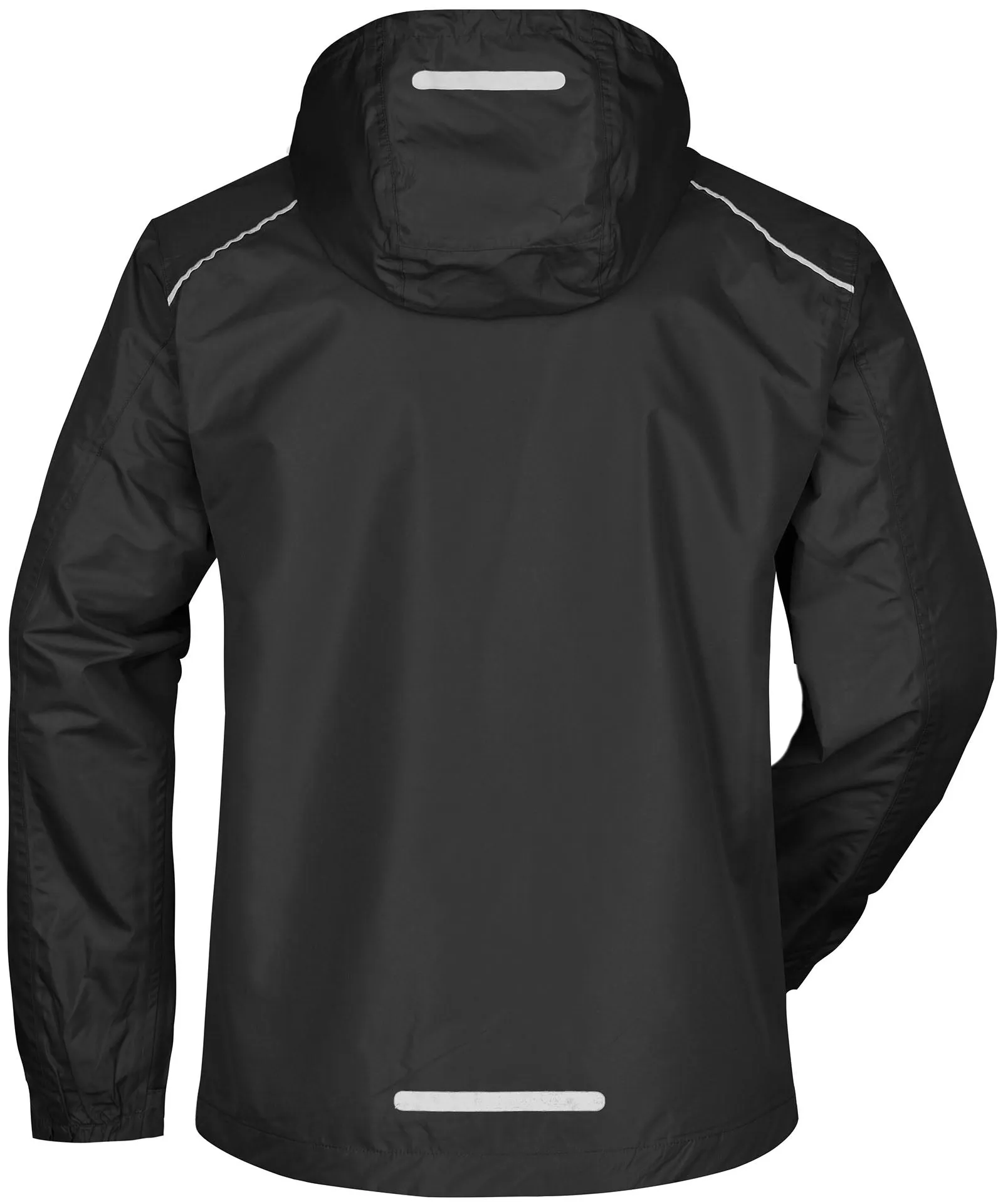 JAN 1118 ― Windbreaker Rain Jacket - Schwarz / Grau