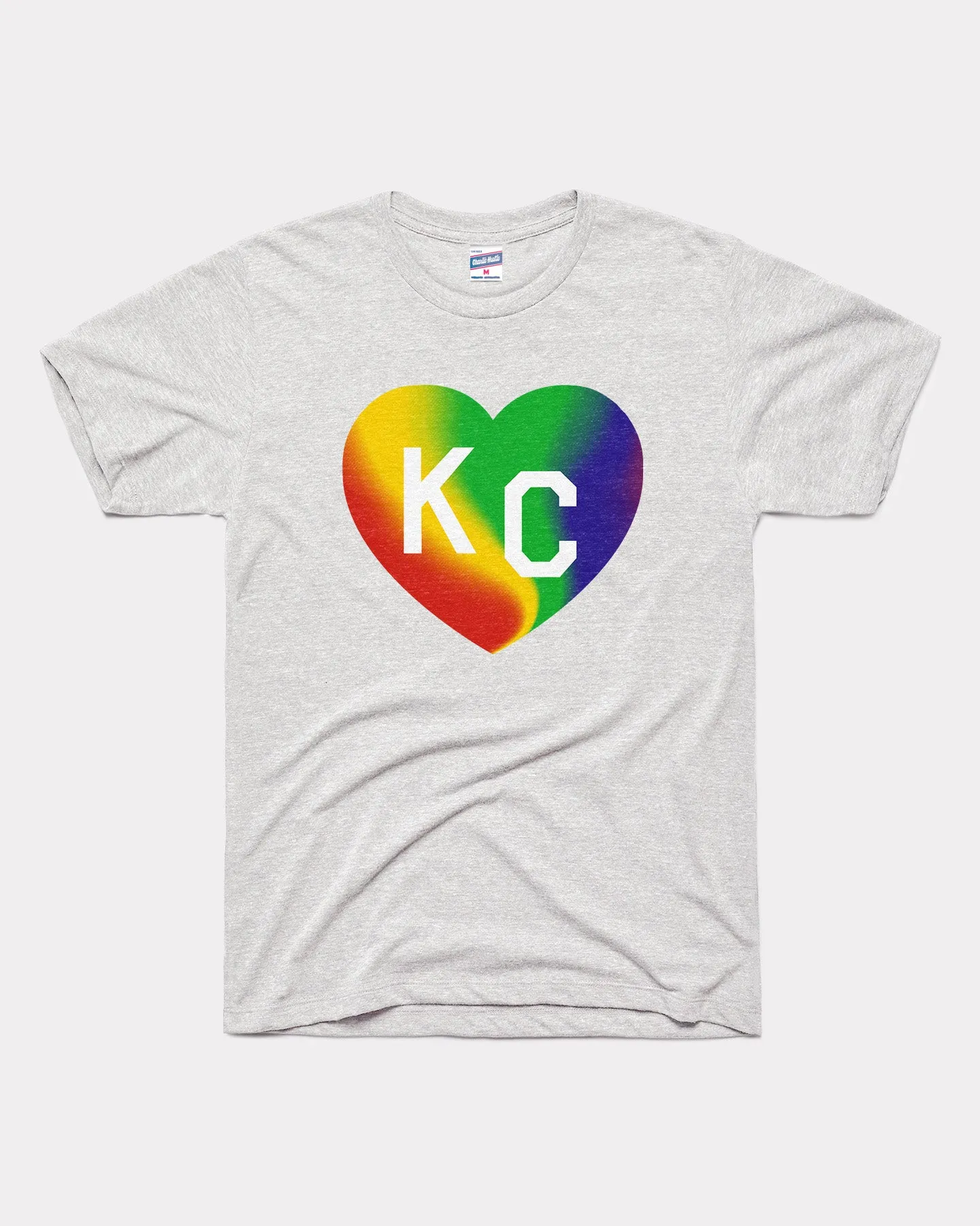 KC Pride Heart Ash Grey T-Shirt