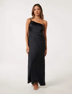 Kelly Petite One Shoulder Maxi Dress