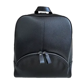 Kingscliff |  Black Premium Genuine Leather Backpack