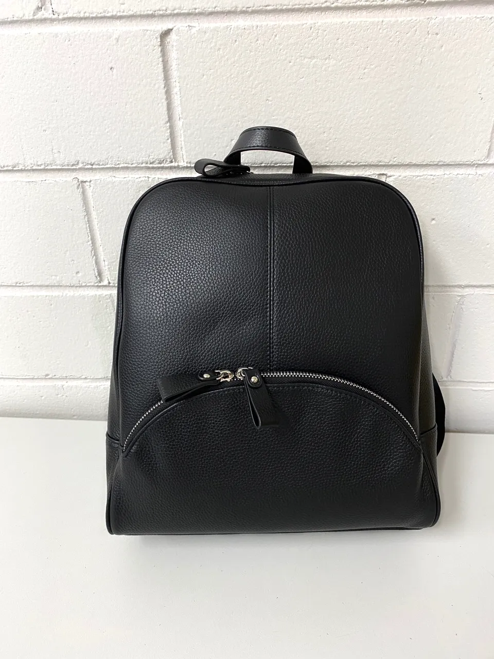 Kingscliff |  Black Premium Genuine Leather Backpack