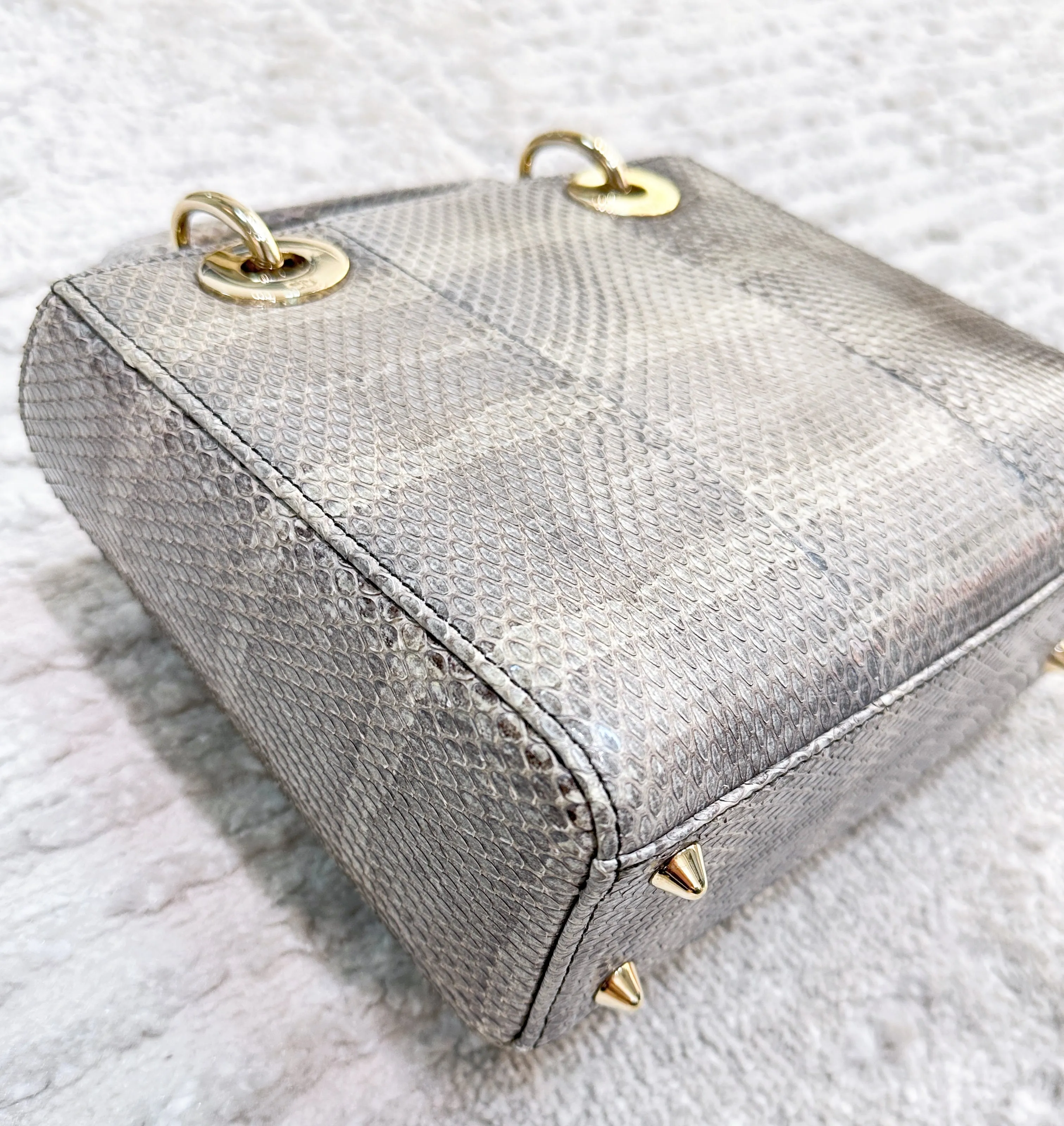 Lady Dior My Dior Exotic Python Bag