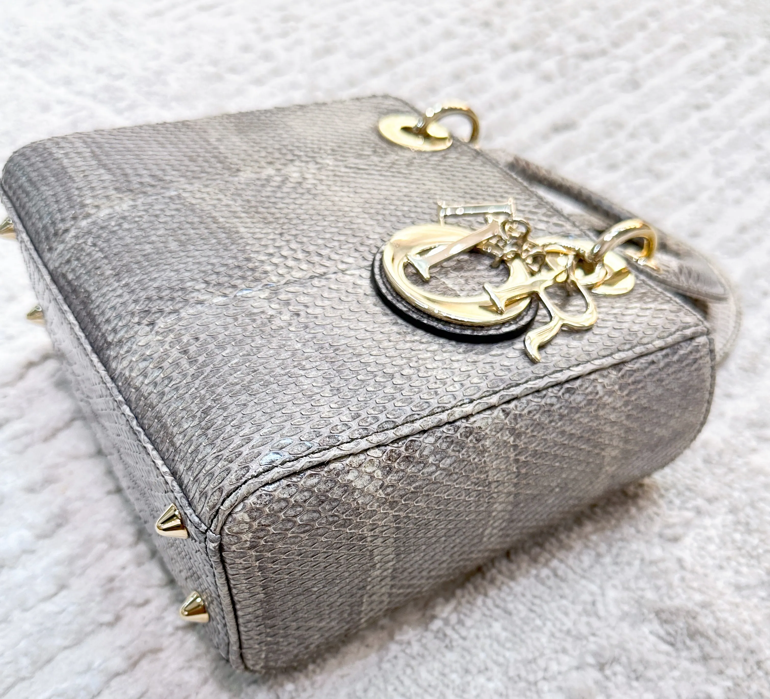 Lady Dior My Dior Exotic Python Bag