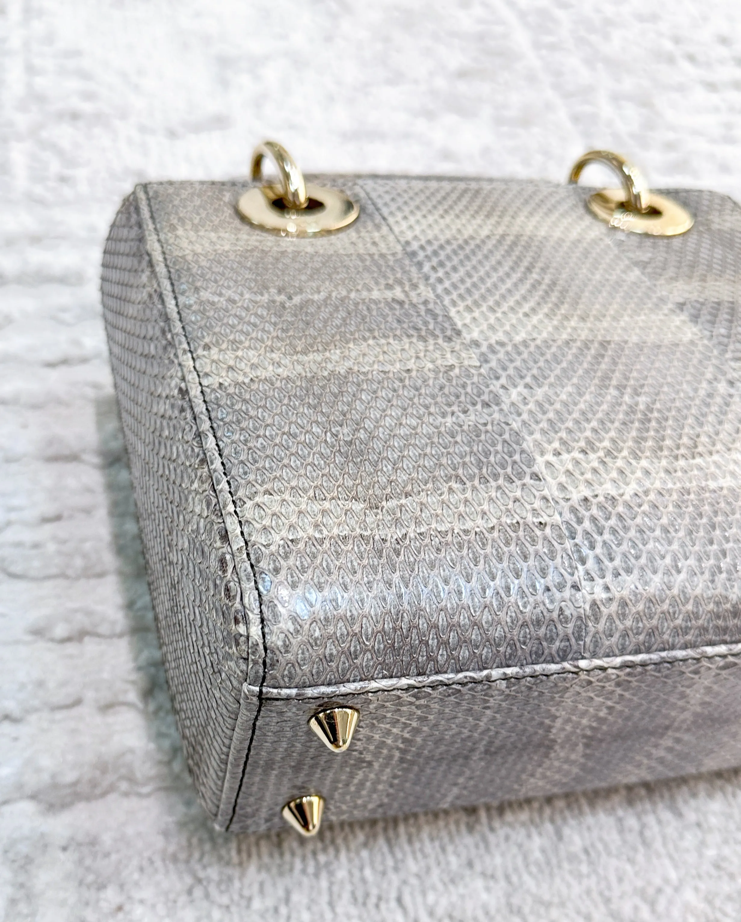 Lady Dior My Dior Exotic Python Bag