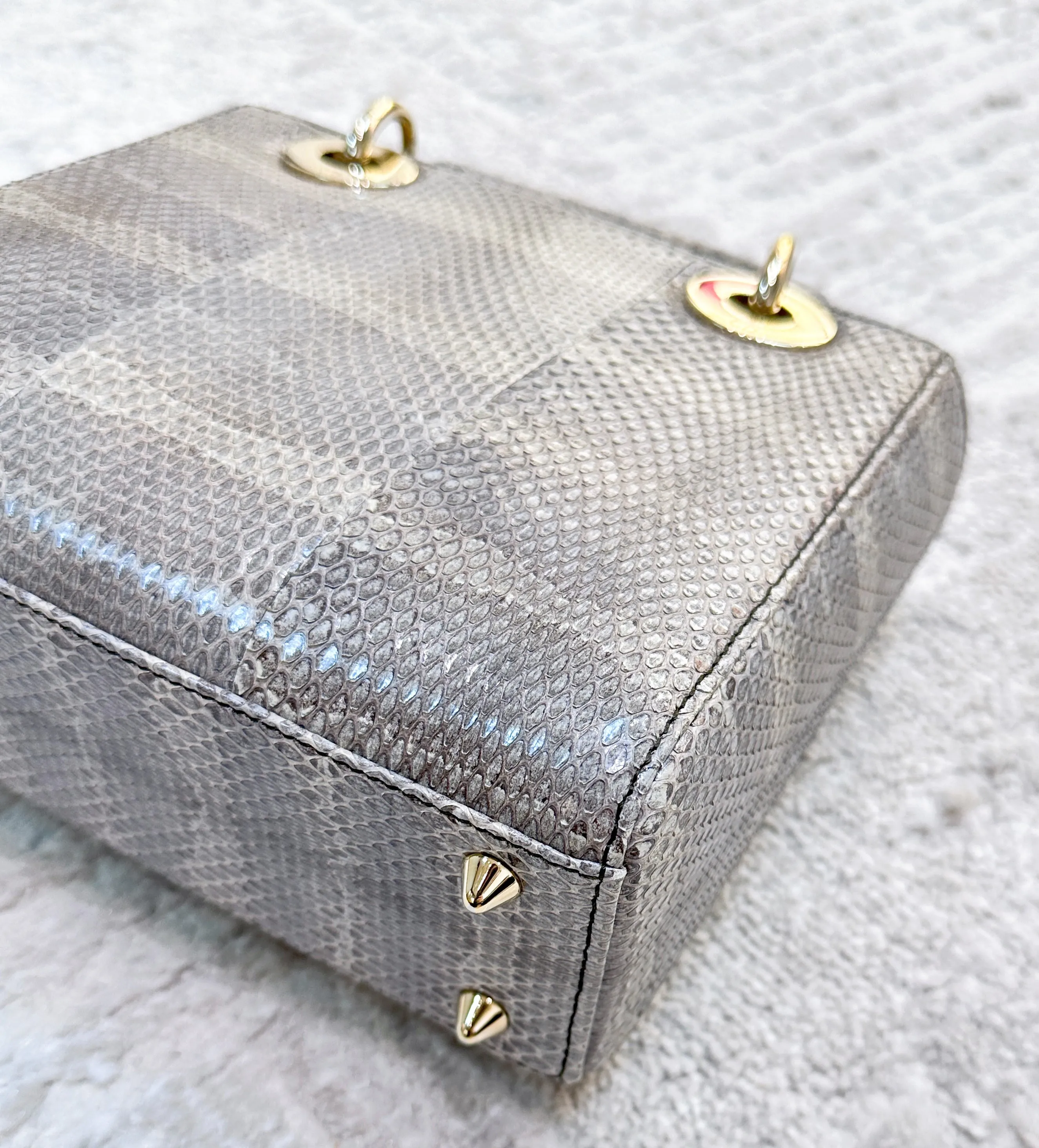 Lady Dior My Dior Exotic Python Bag