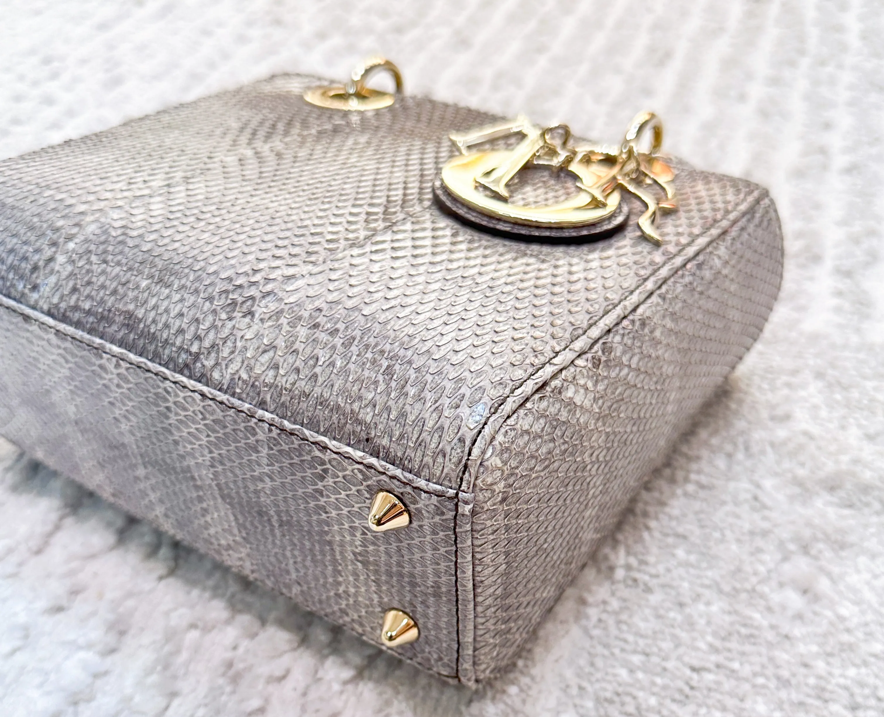 Lady Dior My Dior Exotic Python Bag