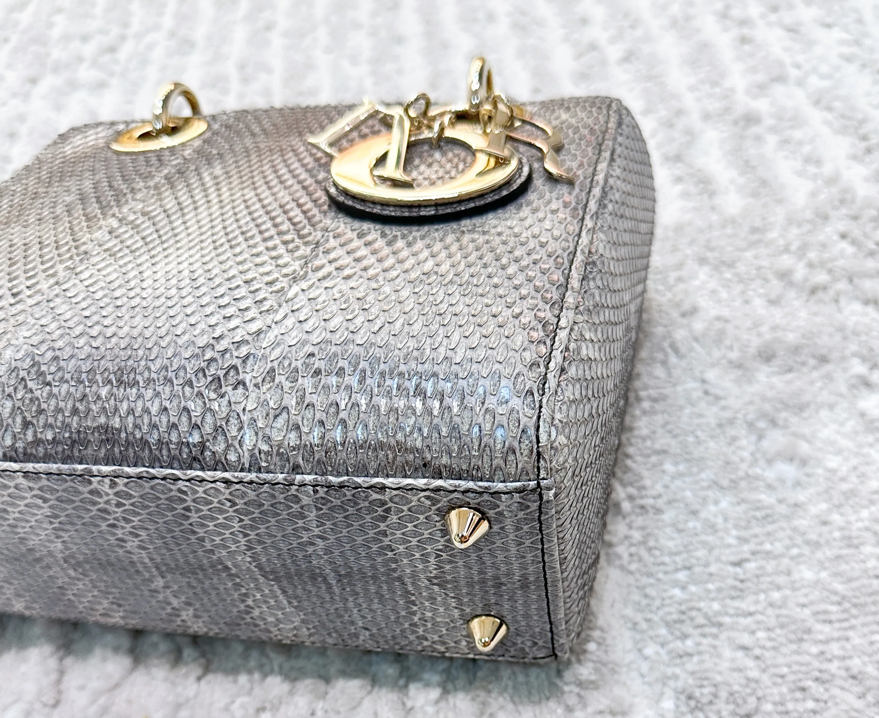 Lady Dior My Dior Exotic Python Bag